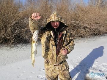 Рыбалка на Волге (зима 2015, щука)