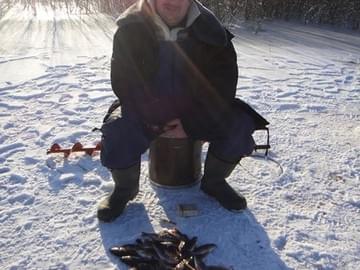 Рыбалка на Волге (зима 2015, процесс ловли)